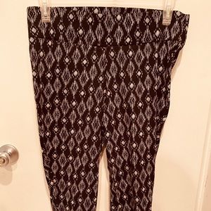 Torrid black and white work pants